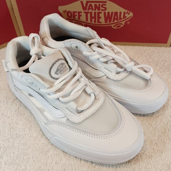 Vans Men's 3.5/Women's 5 Wayvee Triple White Suede Mesh VN0A5JIABGG - Picture 7 of 12